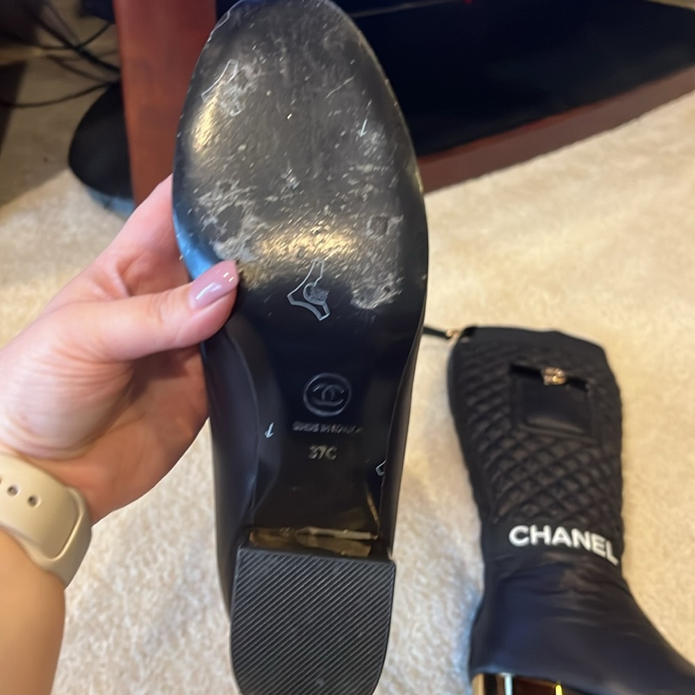 Chanel Black Boots - Picture 2 of 3